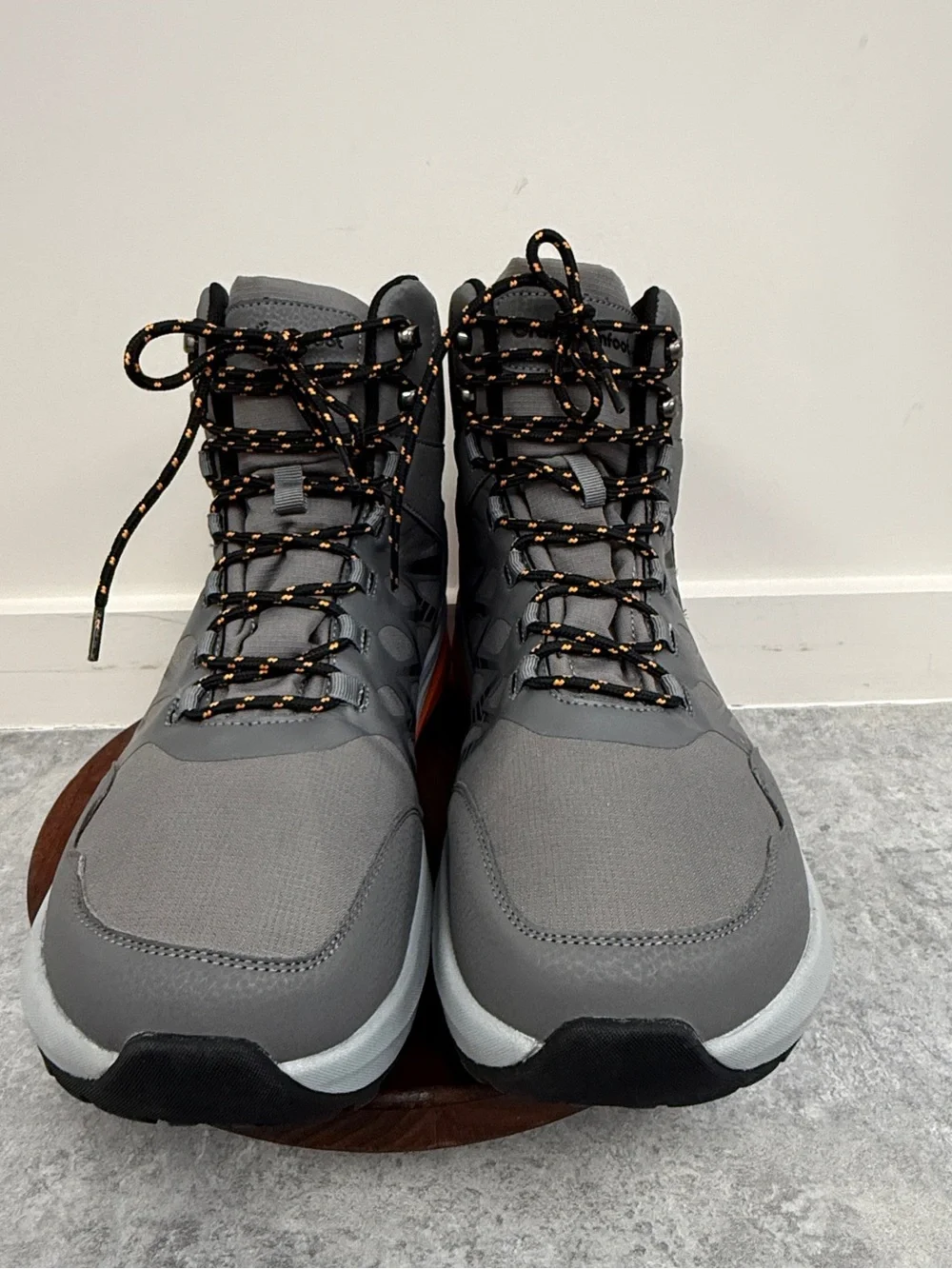 OrthoComfoot Orthopedic Hiking Boots Gray Wide EU 48 US 13 NWOB